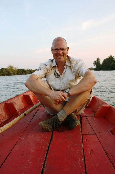 John Einar Sandvand i Kambodsja