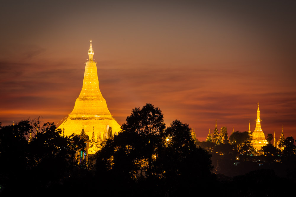 Shwedagon pagoda - as seen from Kandawgyi Lake. Photo: John Einar Sandvand